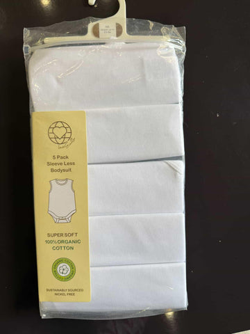 Juniors Bodysuits / Size Newborn / Pack of 5